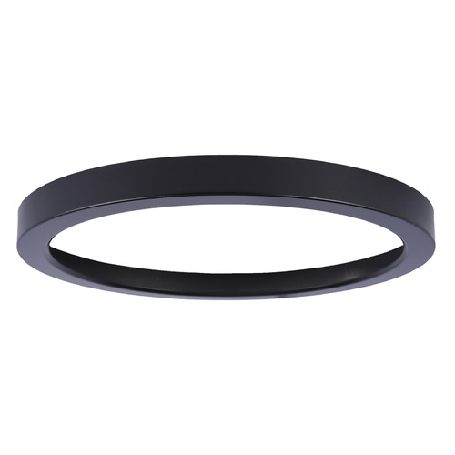 LED Flush Mount in Flat Black by Craftmade Lighting
