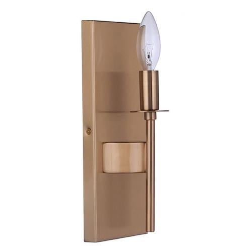 Larrson Satin Brass Sconce by Craftmade Lighting