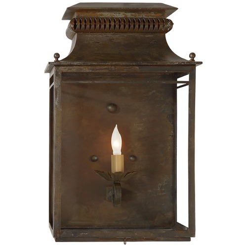 Visual Comfort Signature Collection Suzanne Kasler Flea Market Lantern in Antique Zinc by Visual Comfort Signature SK2301AZ