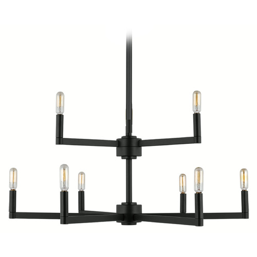 Visual Comfort Studio Collection Visual Comfort Studio Collection Fullton Midnight Black Chandelier 3164209-112