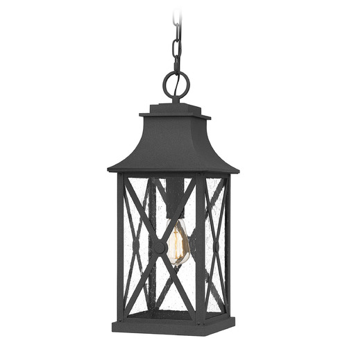 Quoizel Lighting Ellerbee Mini Pendant in Mottled Black by Quoizel Lighting ELB1509MB