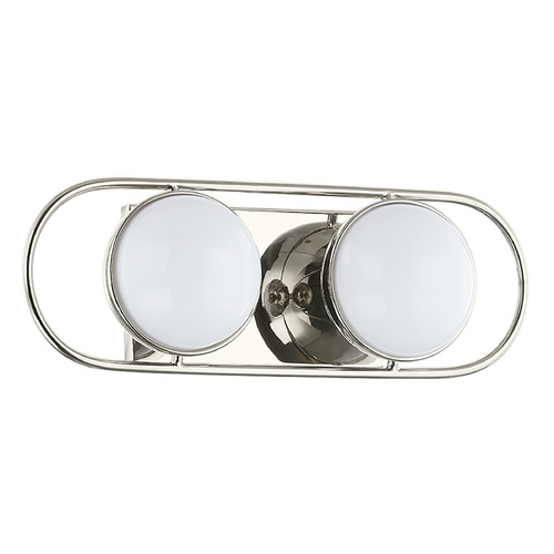 Mitzi by Hudson Valley Mitzi Paige Polished Nickel 2-Light Vanity H783302-PN