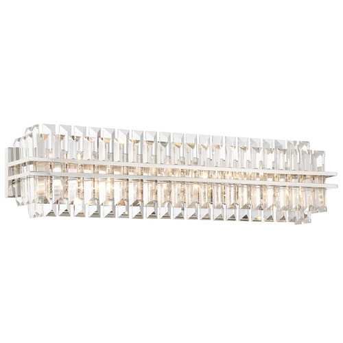 Crystorama Lighting Hayes Polished Nickel Bathroom Light