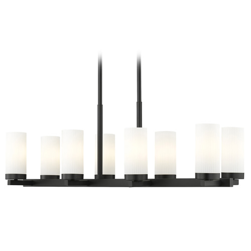 Z-Lite Z-Lite Danica Matte Black Island Light 3044-8L-MB