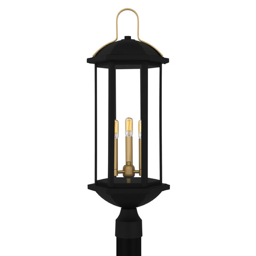 Quoizel Lighting Crestfield Matte Black Post Light