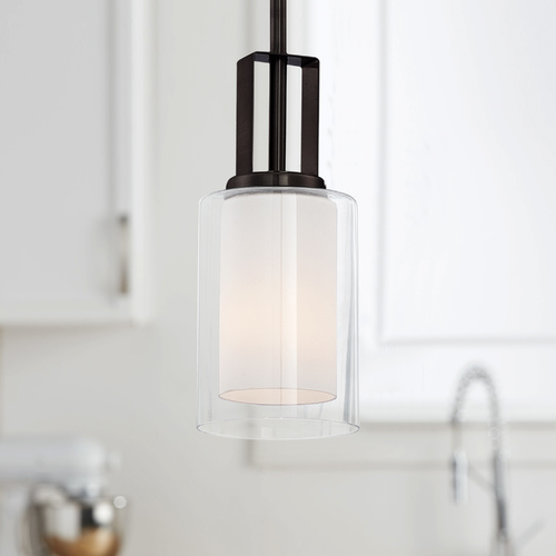 Smoked Iron Parsons Studio Mini Pendant by Minka Lavery