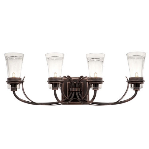Dover Antique Copper Bathroom Light by Kalco Lighting