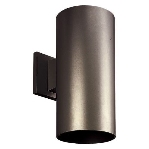 Cylinder Antique Bronze LED Outdoor Wall Light by Progress Lighting