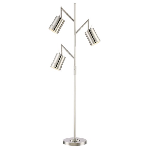 Lite Source Lighting Tindra Chrome Floor Lamp by Lite Source Lighting LS-82818