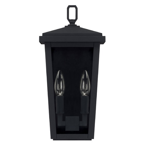 Donnelly 15-Inch Outdoor Wall Light in Black by Capital Lighting