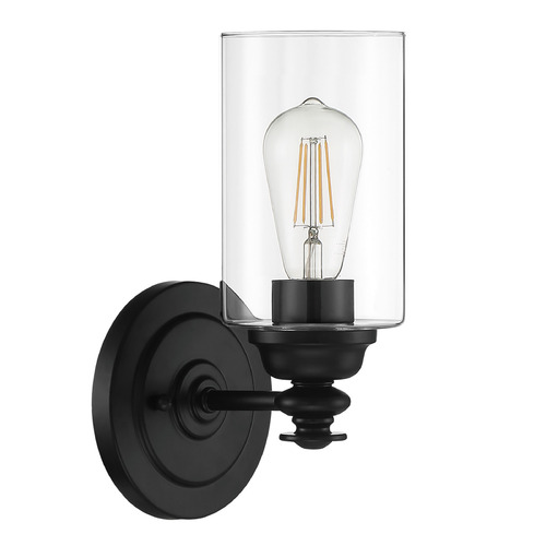 Dardyn Flat Black Sconce by Craftmade Lighting