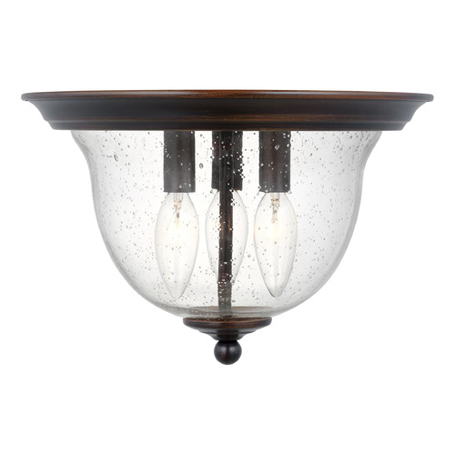 Belton 11.25-Inch Bronze LED Flushmount Light by Generation Lighting