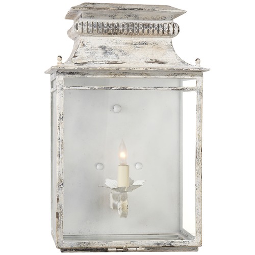 Suzanne Kasler Flea Market Lantern in Old White by Visual Comfort Signature