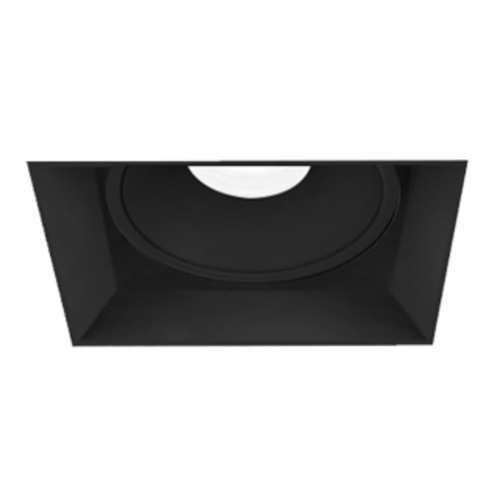 Midway 2-Inch 5CCT Trimless Square Fixed Downlight in Black by Eurofase Lighting