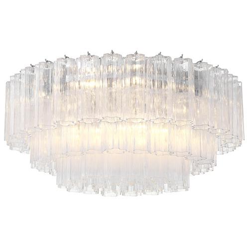 Crystorama Lighting Addis Polished Chrome Flushmount Light