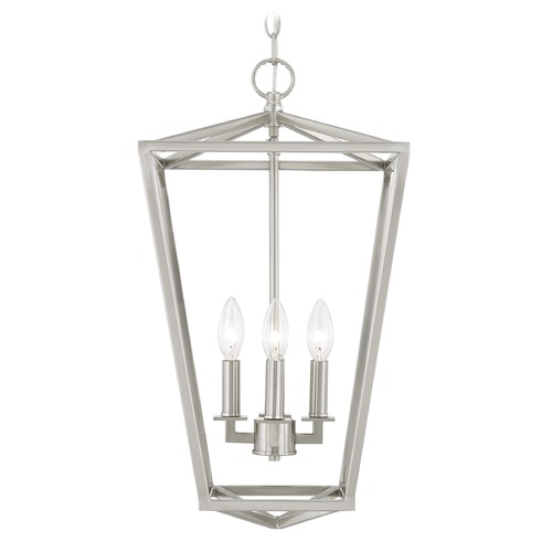 Design Classics Lighting Design Classics Terrazza Entry Satin Nickel Pendant Light 1798-09