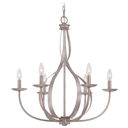 Serenity Italian Fresco Chandelier by Quoizel Lighting