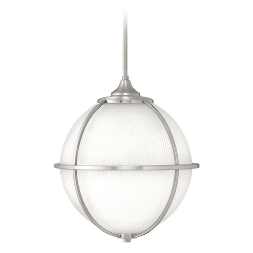 Odeon 15-Inch Brushed Nickel Pendant by Hinkley Lighting