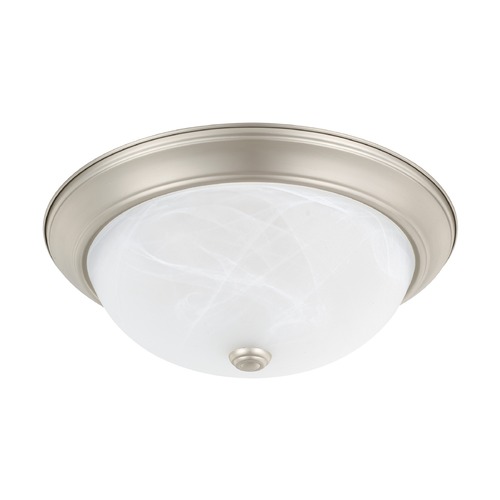 Bates 14-Inch Matte Nickel Flush Mount by HomePlace by Capital Lighting