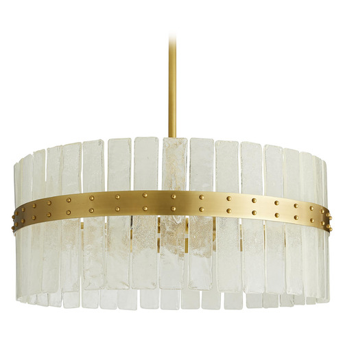Arteriors Home Lighting Sinclair Chandelier in Antique Brass by Arteriors Home 89312