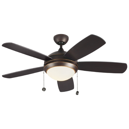 Discus Classic 44 Roman Bronze LED Fan by Generation Lighting Fans