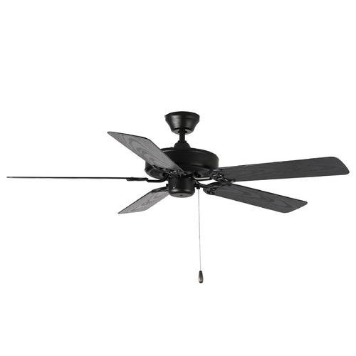 Maxim Lighting Basic-Max Black Ceiling Fan Without Light
