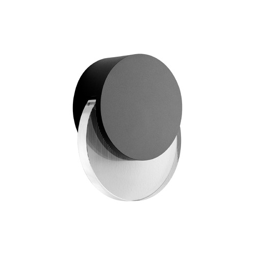 Pavo 5.5-Inch LED Wet Wall Sconce in Black by Oxygen Lighting
