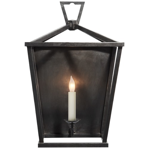 Visual Comfort Signature Collection E.F. Chapman Darlana Wall Lantern in Aged Iron by Visual Comfort Signature CHD2165AI