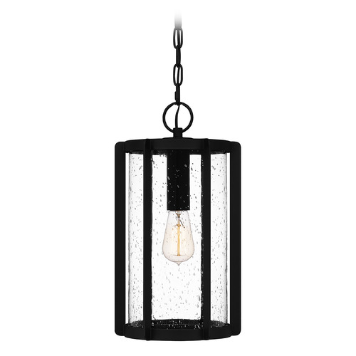 Hazel Mini Pendant in Earth Black by Quoizel Lighting