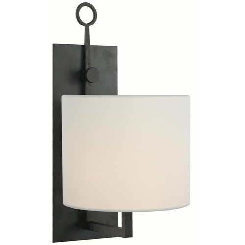 Visual Comfort Signature Collection Ian K. Fowler Aspen Blackened Rust Wall Lamp