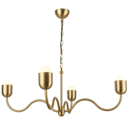 Alora Lighting Effie Brushed Gold Chandelier