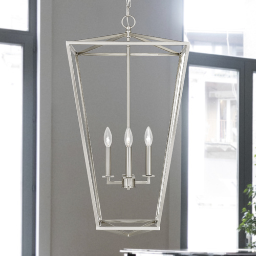 Design Classics Terrazza Entry Satin Nickel Pendant Light