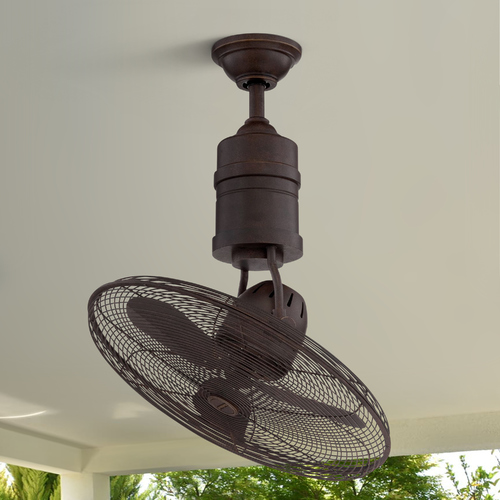 Bellow III Ceiling Fan in Aged Bronze by Craftmade Lighting