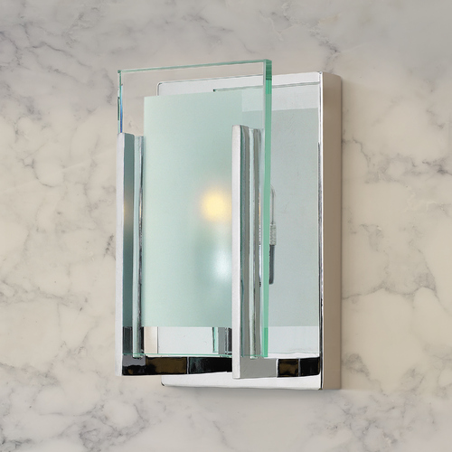 Latitude 8-Inch High Chrome Sconce by Hinkley Lighting