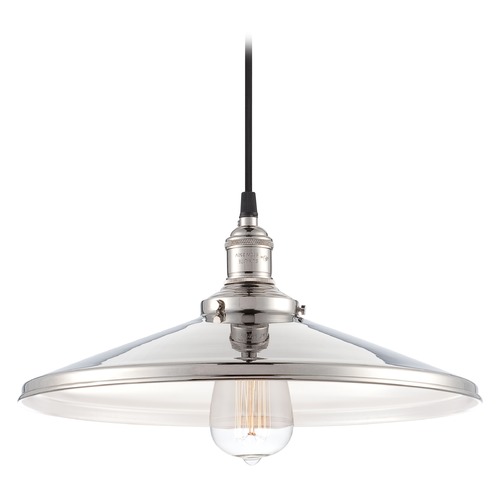 Pendant in Polished Nickel by Nuvo Lighting