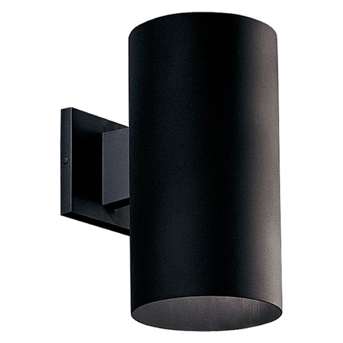 Cylinder Black LED Outdoor Wall Light by Progress Lighting