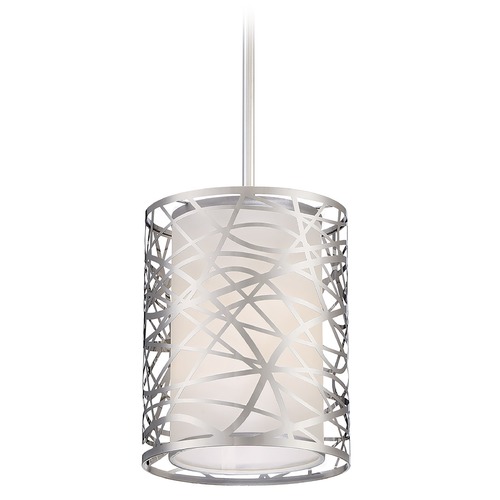 Abode Polished Chrome Mini Pendant by Quoizel Lighting