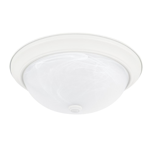Bates 14-Inch Matte White Flush Mount by HomePlace by Capital Lighting