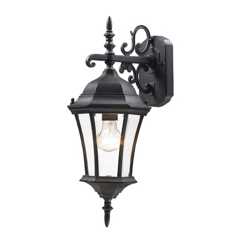 Wakefield Black Outdoor Wall Light by Z-Lite