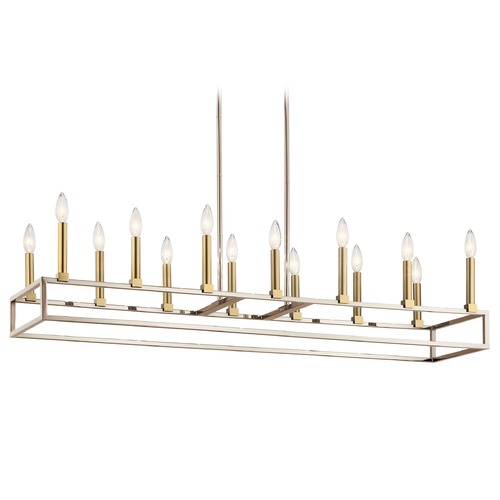 Kichler Lighting Finet 14-Light Polished Nickel Chandelier by Kichler Lighting 44111PN