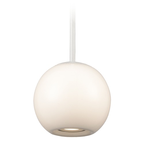 Europa White LED Mini Pendant by Kuzco Lighting