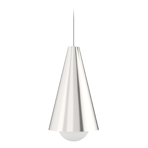 Visual Comfort Modern Collection Mini Joni LED Monopoint Pendant in Nickel by Visual Comfort Modern 700MPJNIS-LED930