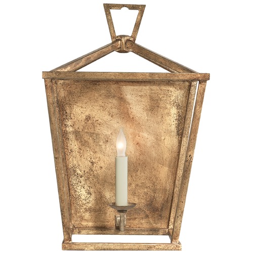 E.F. Chapman Darlana Wall Lantern in Gilded Iron by Visual Comfort Signature