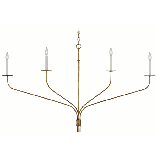 Visual Comfort Signature Collection Ian K. Fowler Belfair Chandelier in Iron by Visual Comfort Signature IKF5755GI