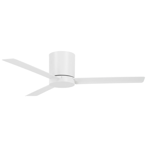 Minka Aire Minka Aire Roto Flush Flat White LED Ceiling Fan with Light F644L-WHF