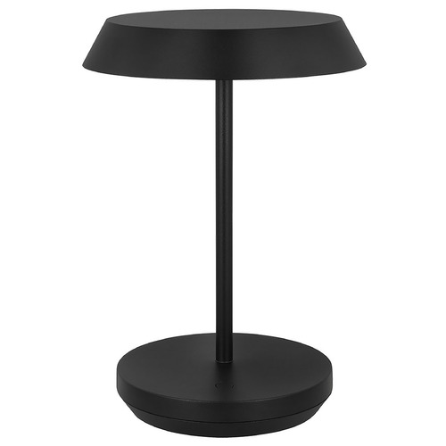 Tepa Rechargeable LED Table Lamp in Black by Visual Comfort Modern