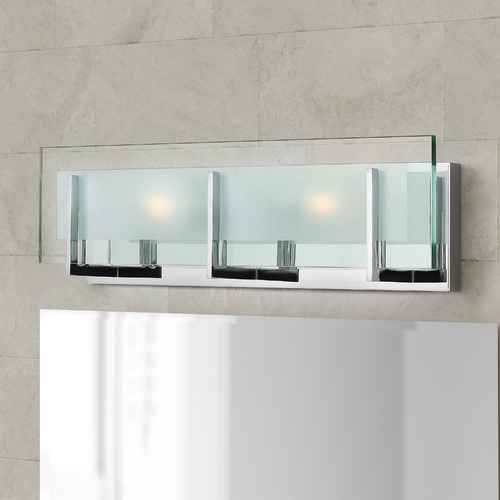 Latitude 2-Light Chrome Bath Light by Hinkley Lighting