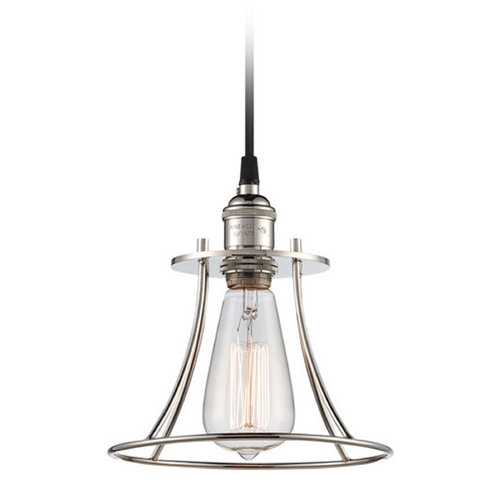 Mini Pendant in Polished Nickel by Nuvo Lighting