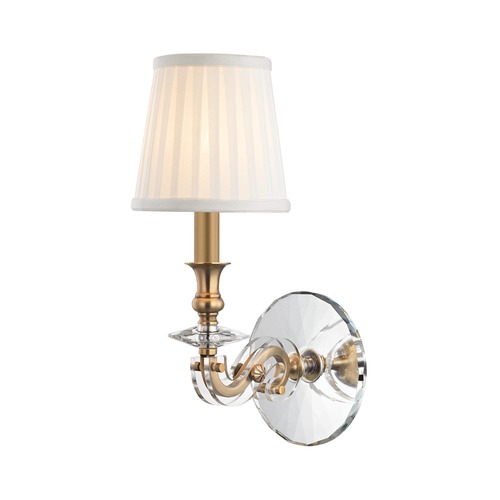 Hudson Valley Lighting Lapeer Aged Brass Sconce by Hudson Valley Lighting 1291-AGB