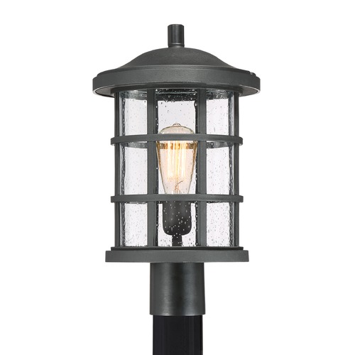 Quoizel Lighting Crusade Post Light in Earth Black by Quoizel Lighting CSE9010EK